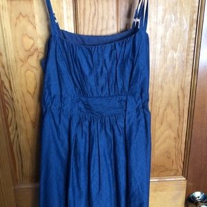 Chemistry Babydoll Top Women's size 6, Silk/Cotton Polka Dots with Tie in back